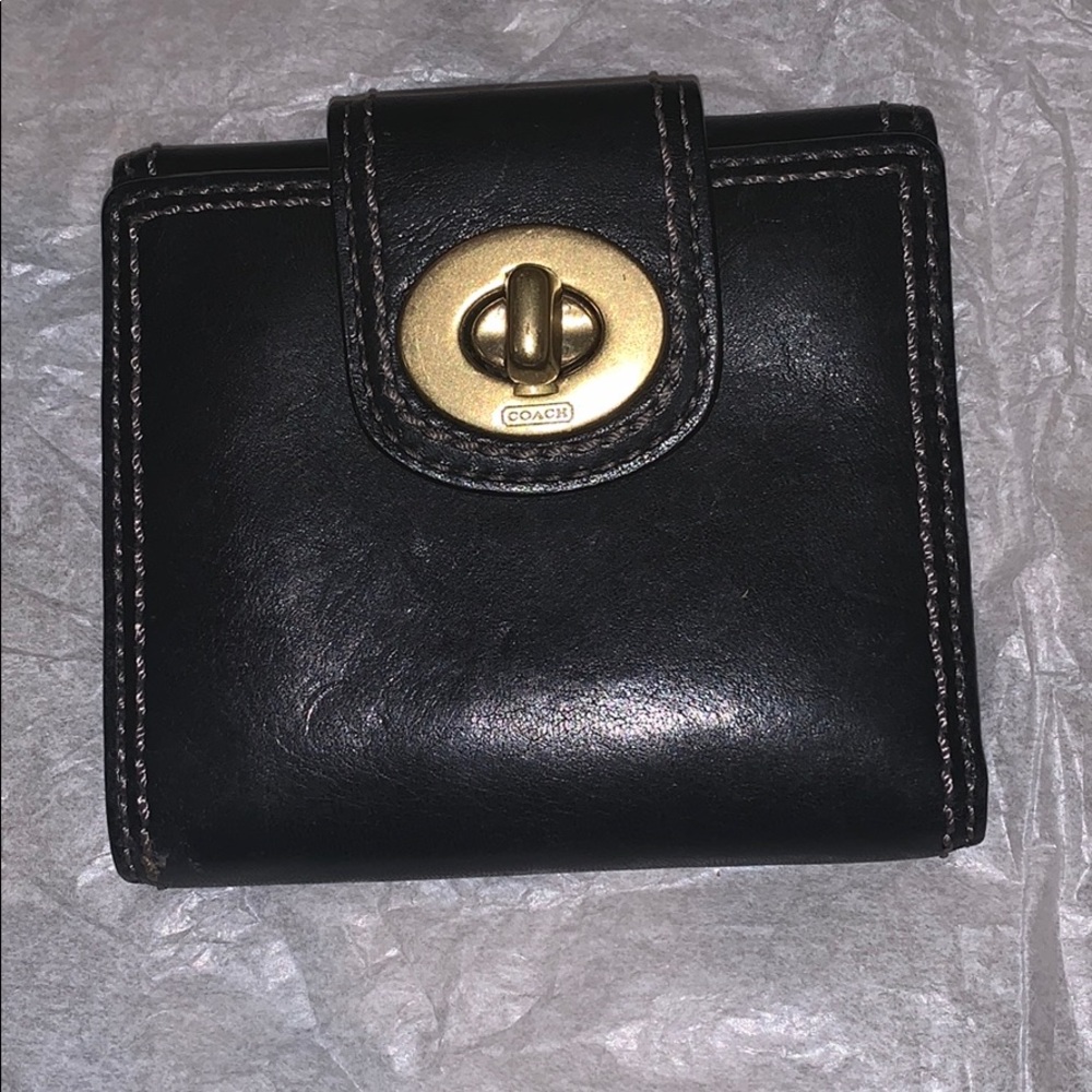 Black Coach Wallet